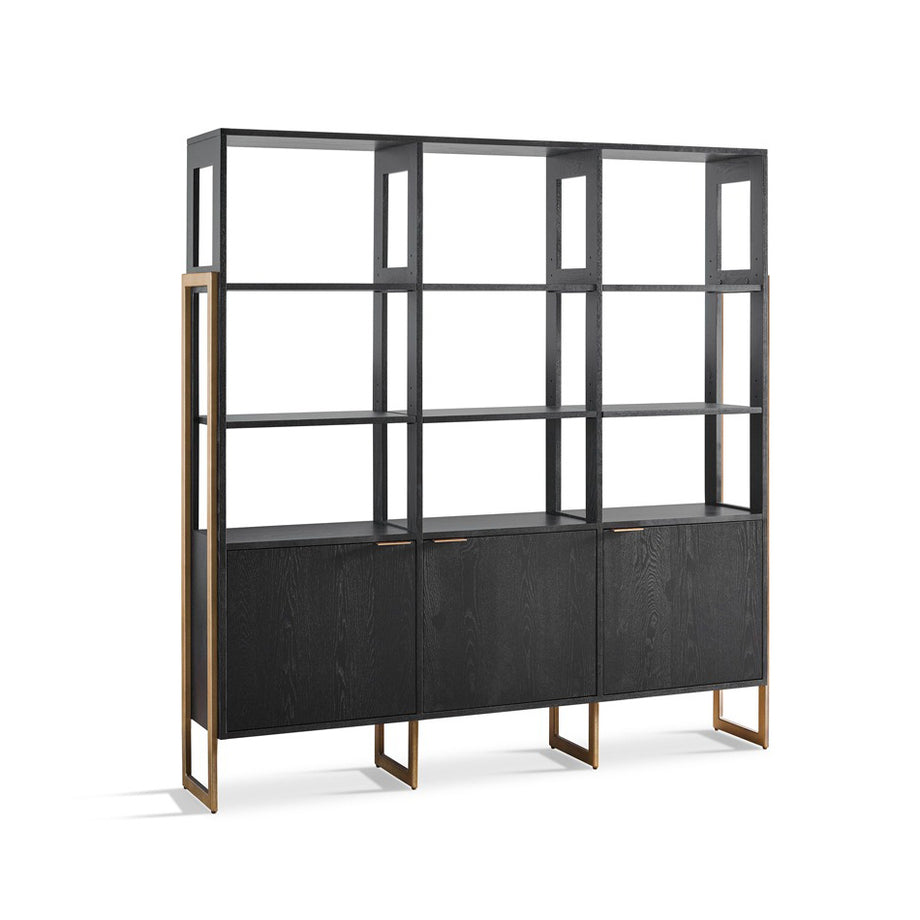 Smith 3-Door Bookcase